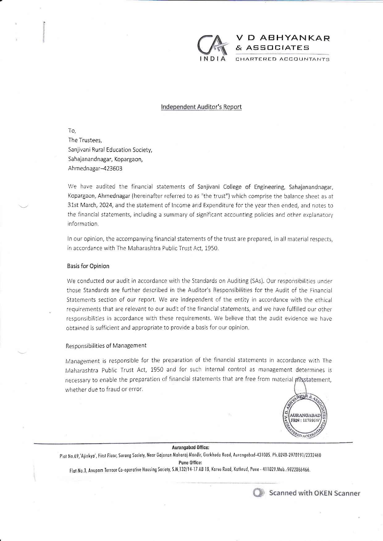 Audit Report 2023-24 Page 21
