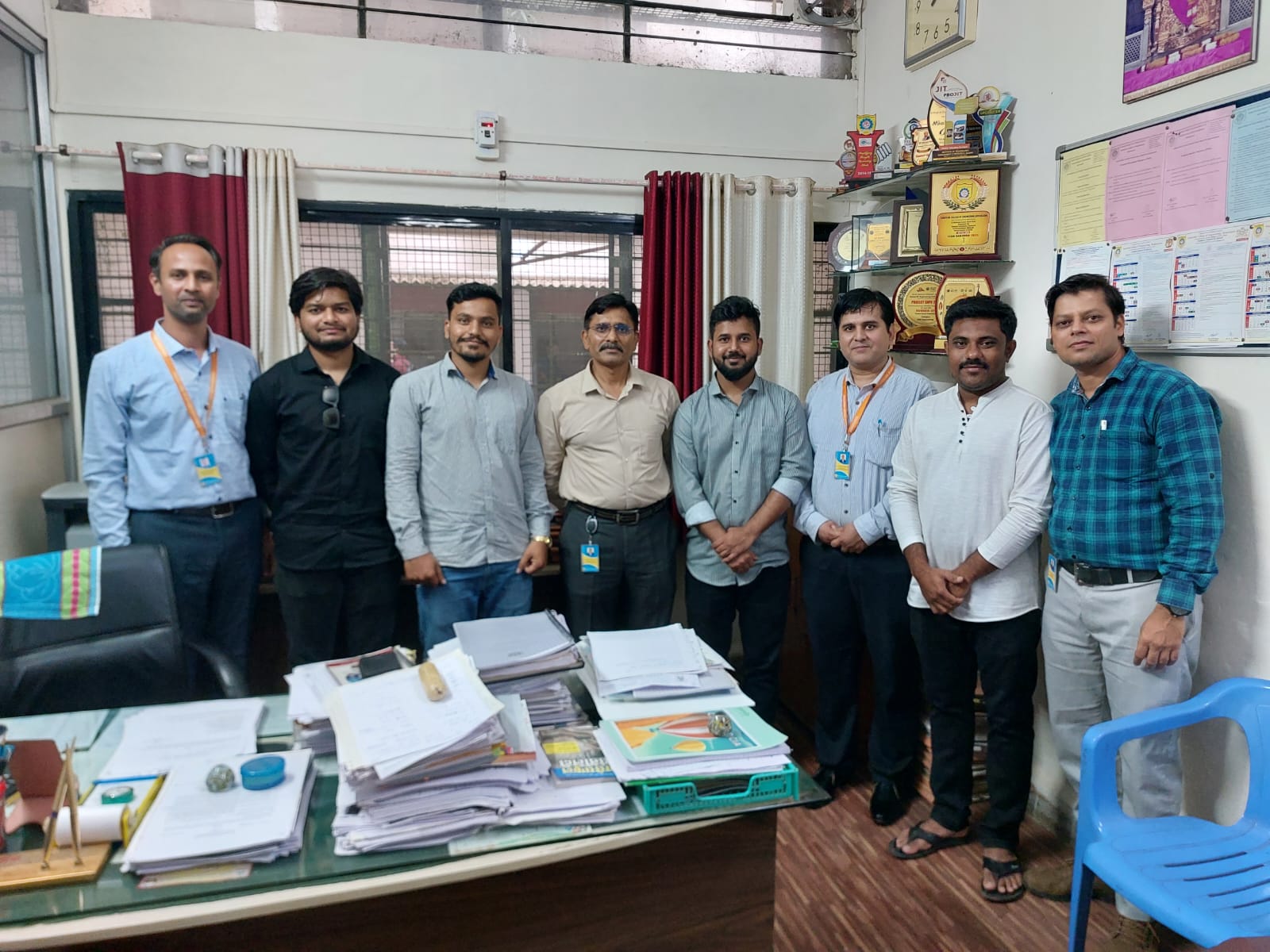VISIT OF ALUMNI