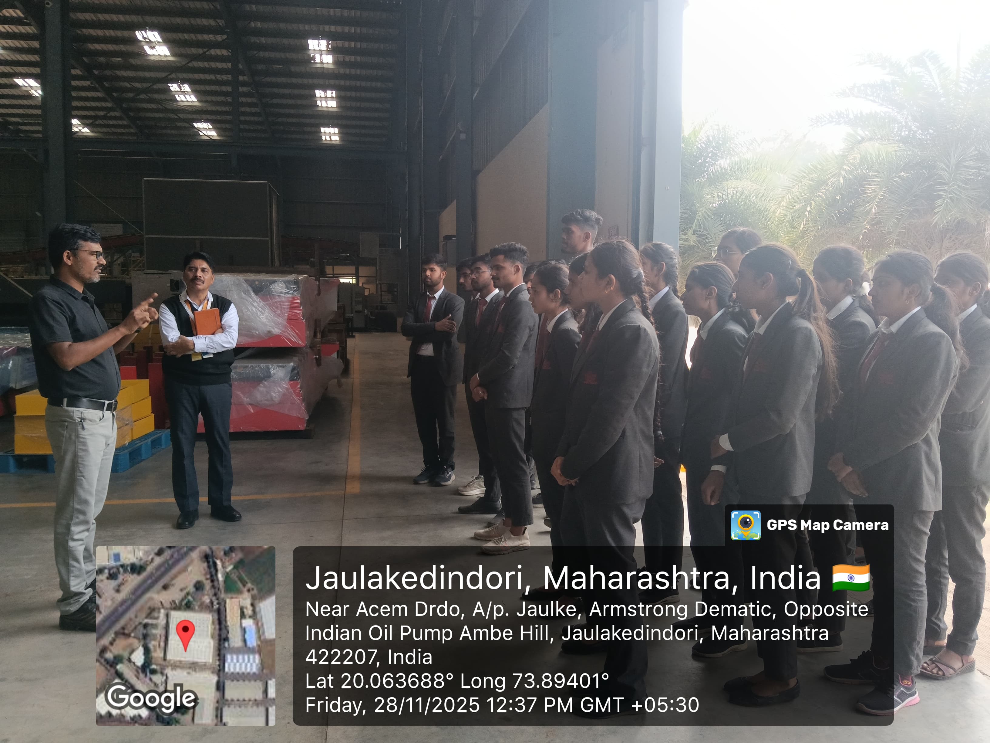 ROS2 Robotics Honours Students Visit to Armstrong Dematics Nashik