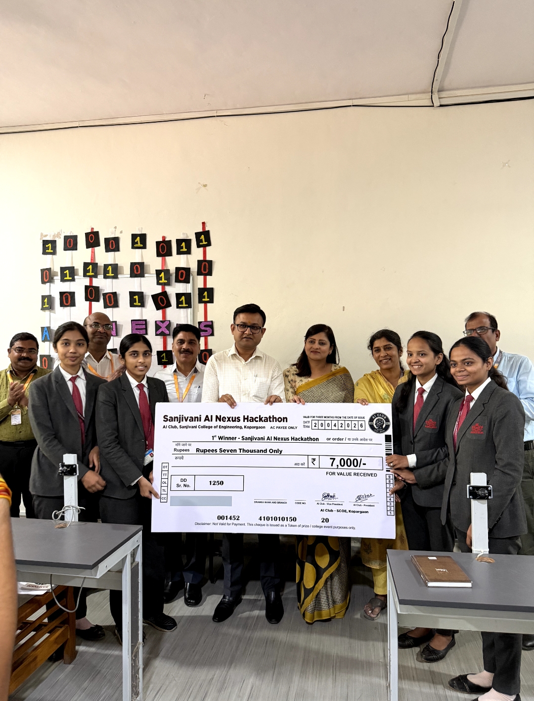 AI NEXUS HACKATHON 2026 Successfully Concluded at Sanjivani College of Engineering, Kopargaon