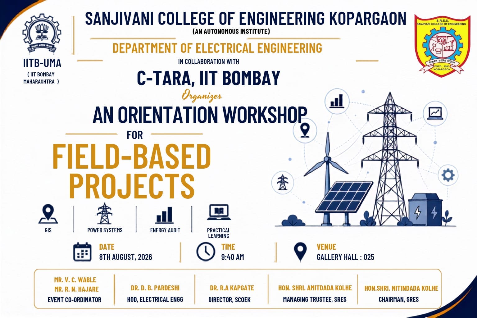 An Orientation Programme on Field Based Projects