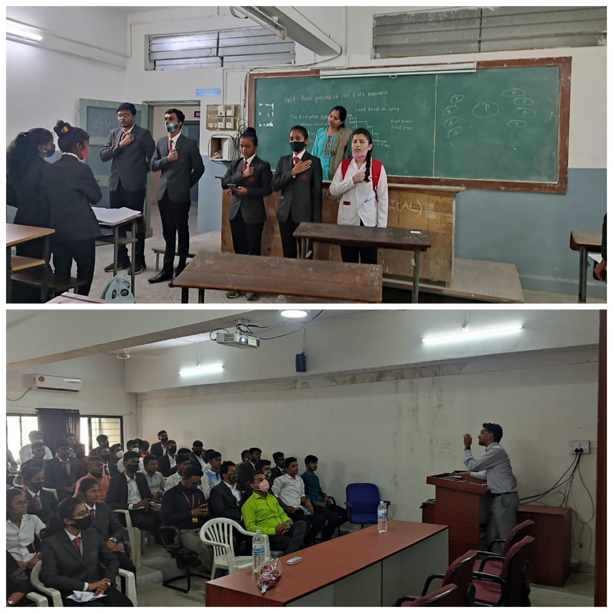 Guest Lecture and Awareness Program; Date: 26 November 2021; Venue: Sanjivani College of Engineering